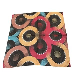Women’s colorful silk scarf